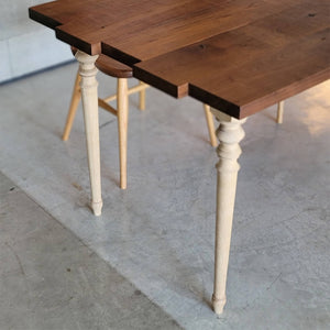 Walnut Saw Table × 木製くり脚